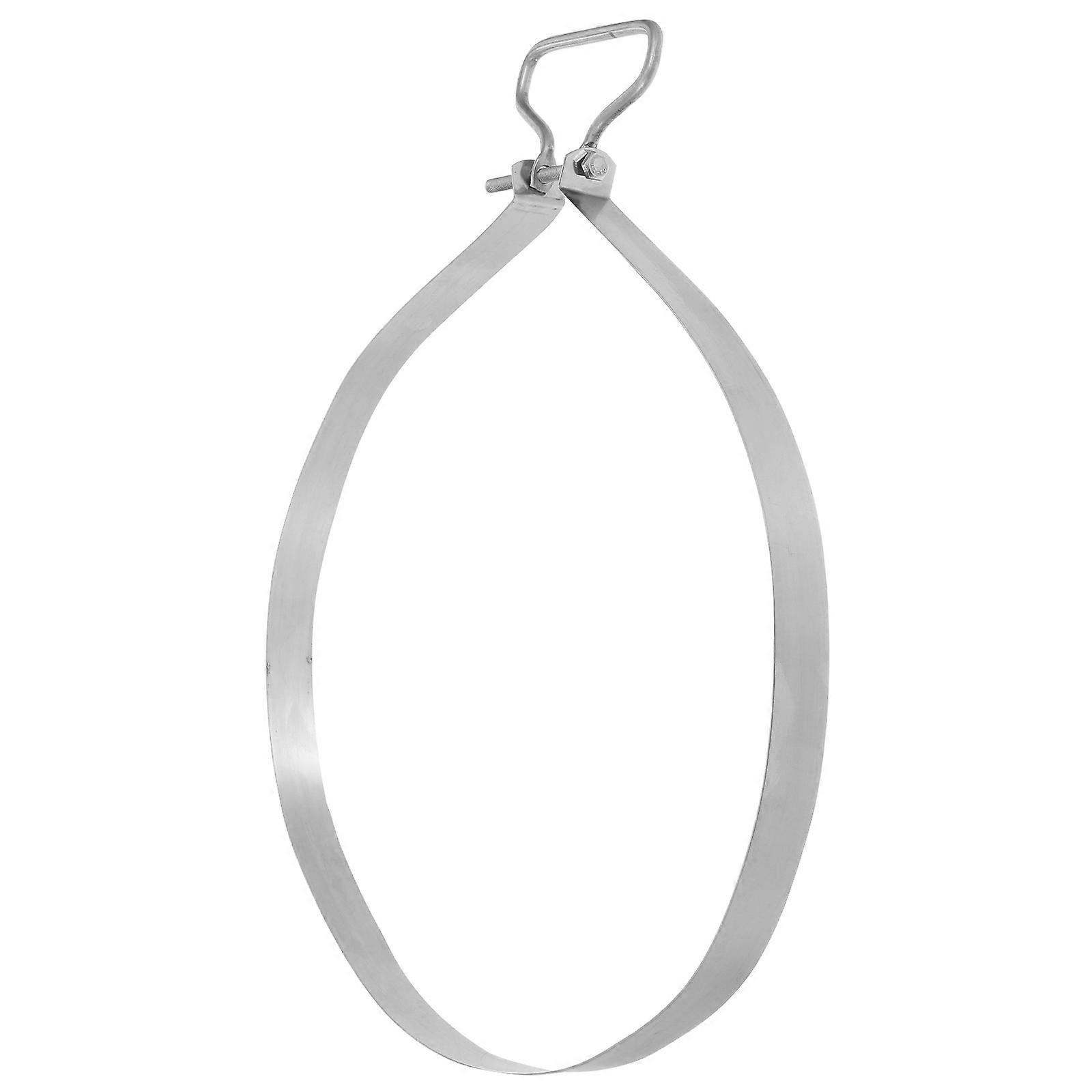 Cooking Board Hoop Reinforced Ring for Cutting Protection Silver