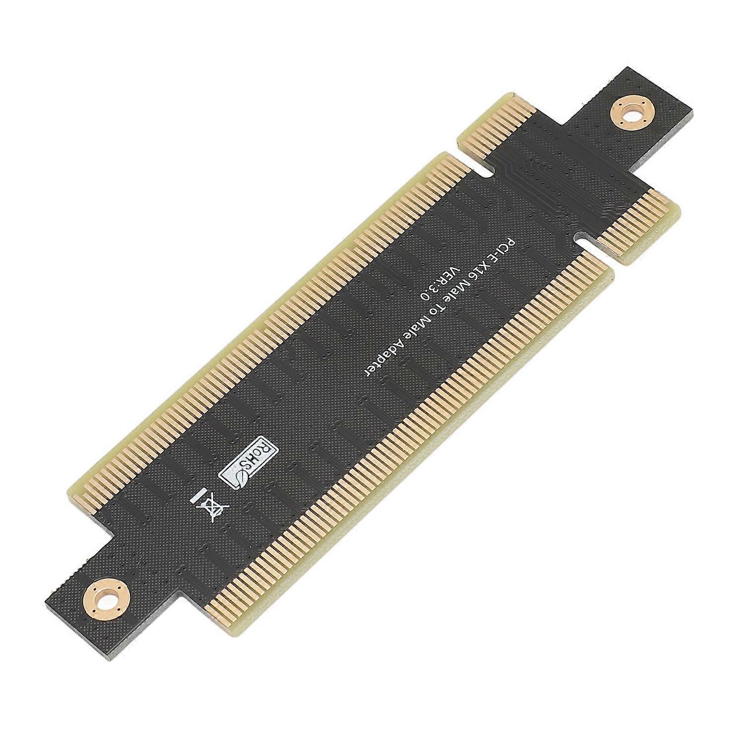 PCIe 16X Male to Male Adapter Card PCI Express Riser Expansion Card for Small Computer and Server Ch