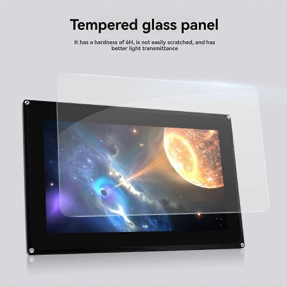 10.1 Inch IPS Capacitive Touch Screen 1024x600 RGB Interface Support 10 Point Touch with LED Backlight
