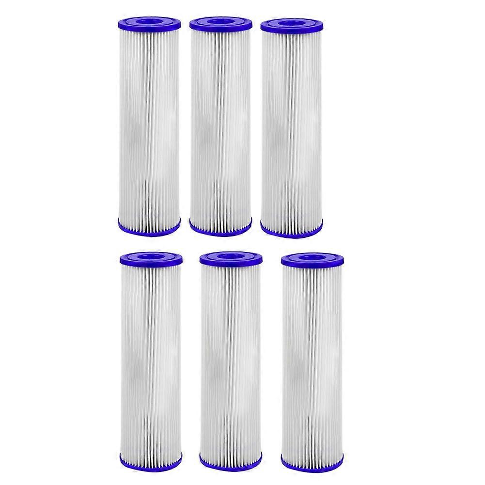 Filtro de sedimentos plissado de 20 polegadas x 2,5 polegadas para toda a casa, substituto do filtro WFPFC3002, pacote com 6 unidades.