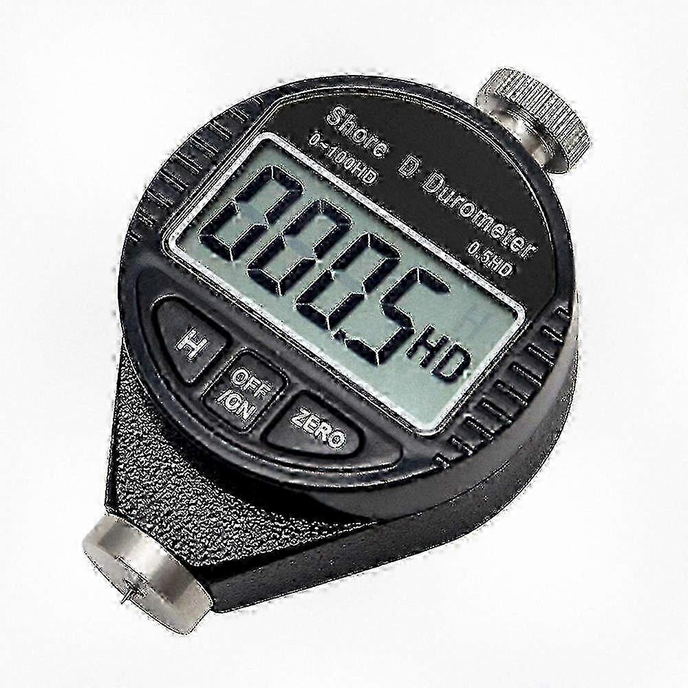 Digital Shore D Hardness Tester 0-100HD with LCD Screen for Measuring Rubber and Plastic Materials