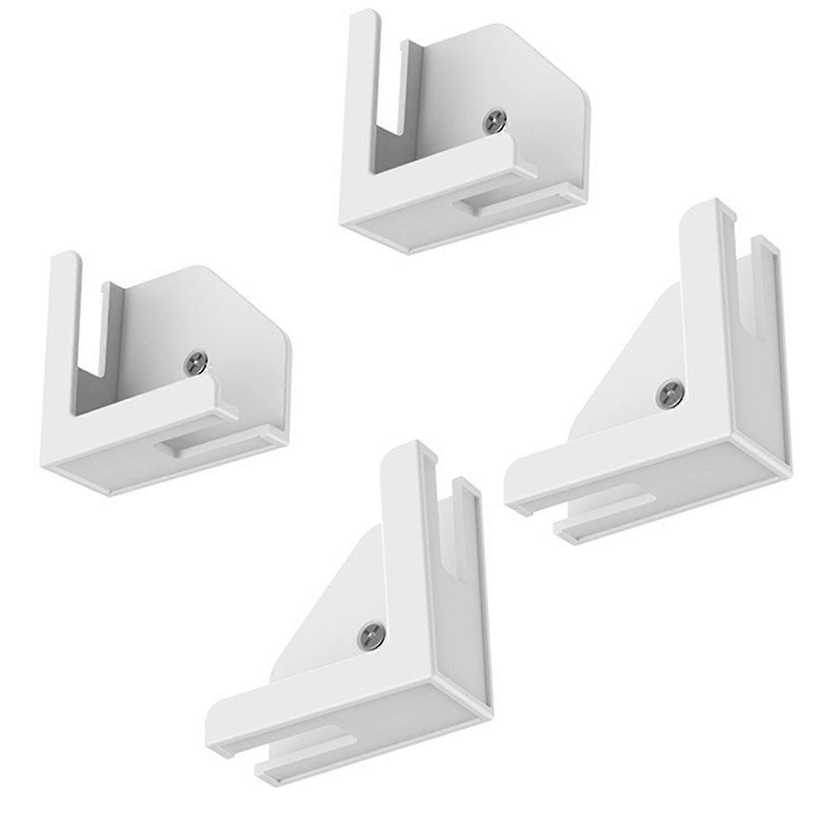 Wall Bracket Space Saving Wall Mount Holder for Tablets and Mobile Devices Charge While Mounted  White
