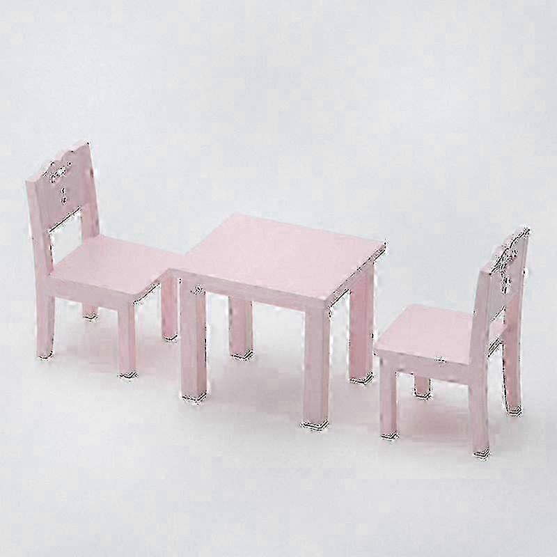 3-osainen lasten pöytä- ja tuolisarja Lasten huonekalut leikkihuoneen oppimiseen ja leikkileikkiin