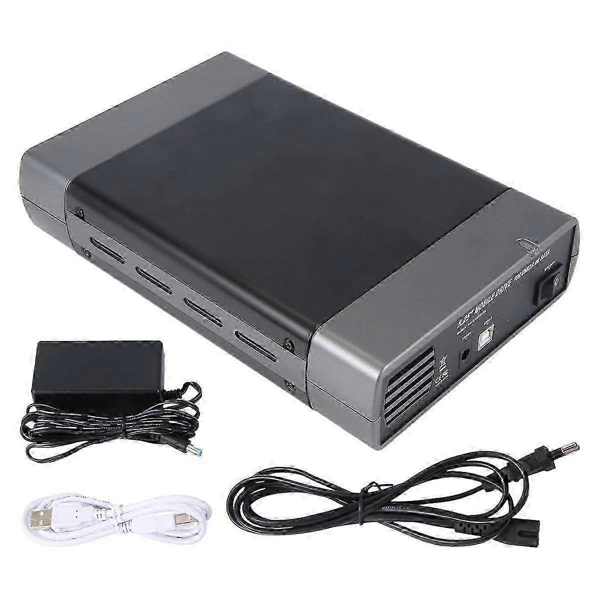 5.25 Inch USB 2.0 SATA External Optical Drive Case Enclosure Box Adapter for XP for PC EU Plug