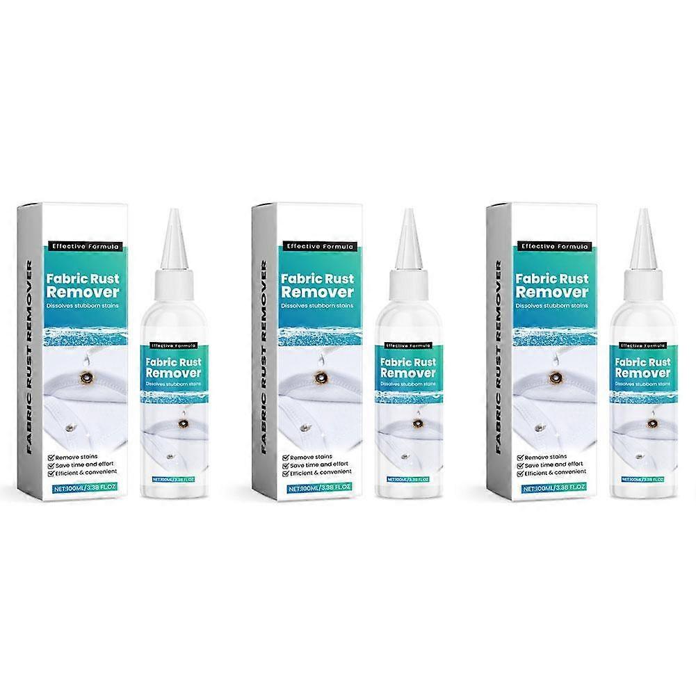 Fabric Rust Remover Spray 100ml Gentle Formula Effectively Eliminates Stains Restores Fabric Shine Safe For Clothes Curtains