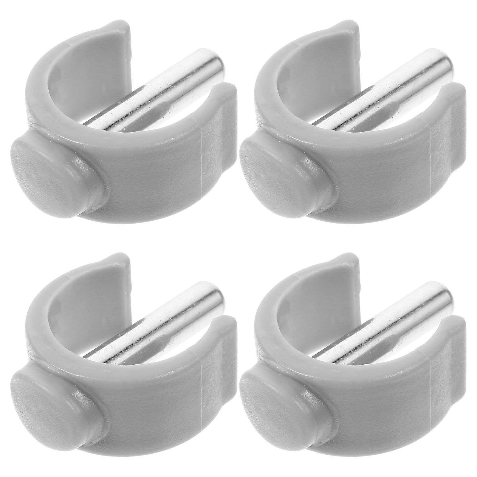 Walker Crutch Buckle Replacement C Shape Clamp Clips for Walking Stick 4Pcs