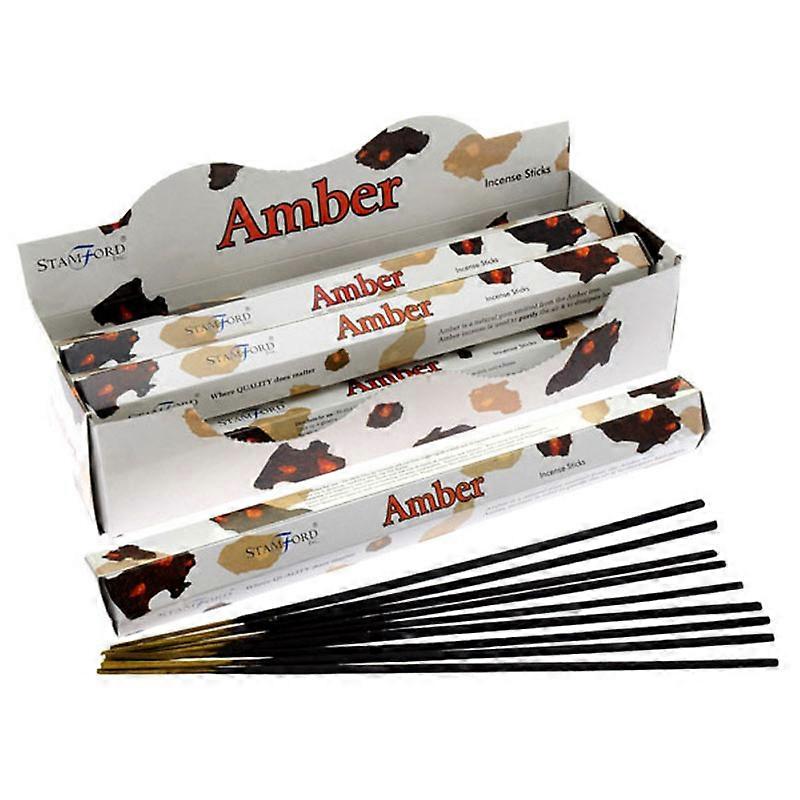 Stamford Hex Røkelsespinner - Amber 6-pakning
