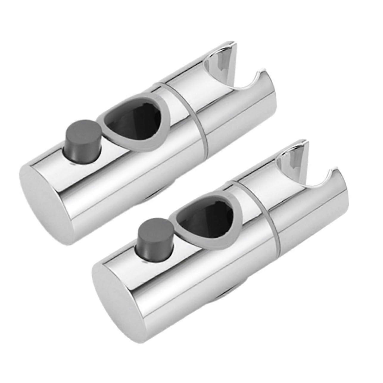 2 Pack Adjustable Shower Head Holders for Handheld Sprayer Bracket Stand for Adults and Kids