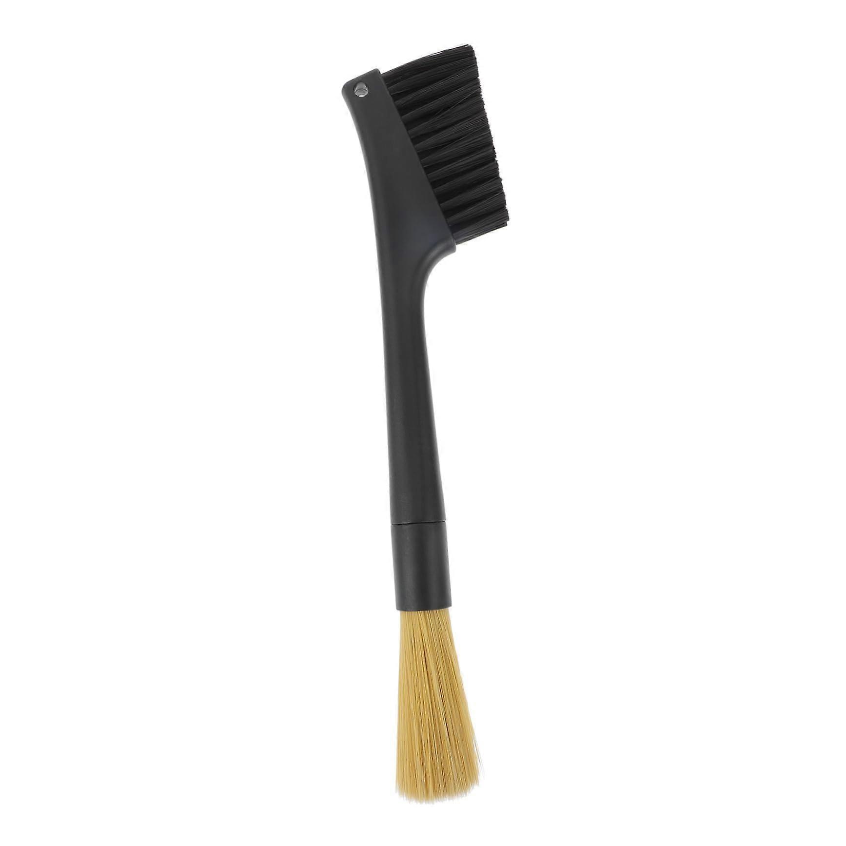 Coffee Machine Cleaning Brush with Angled Head for Espresso Machine Group Head and Grinder Cleaning