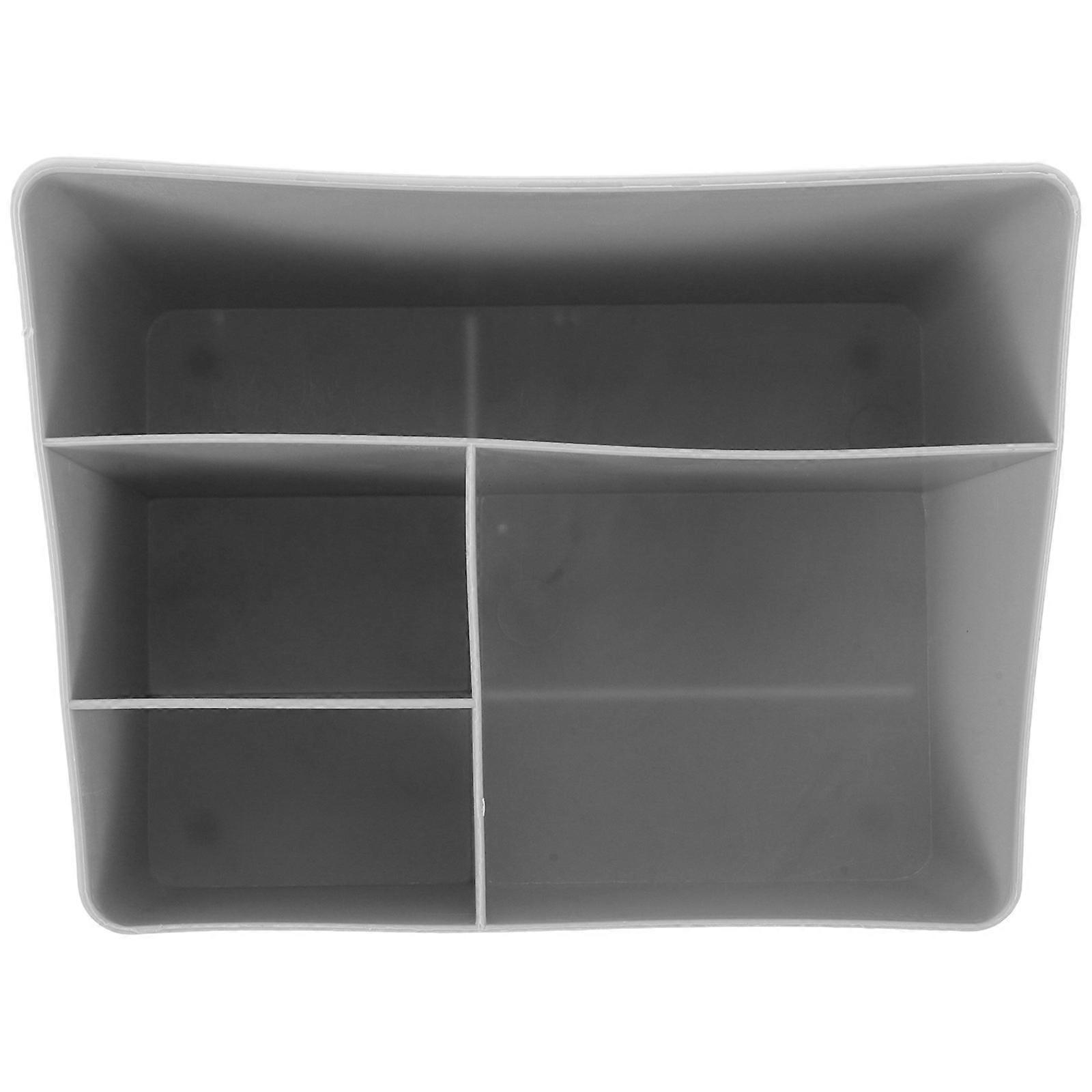 Grey PP Material Coffee Pod Holder for Sugar Packets and Tea Bags Rectangular Shape Countertop Usage 19.00X14.00X13.20CM 1Pcs