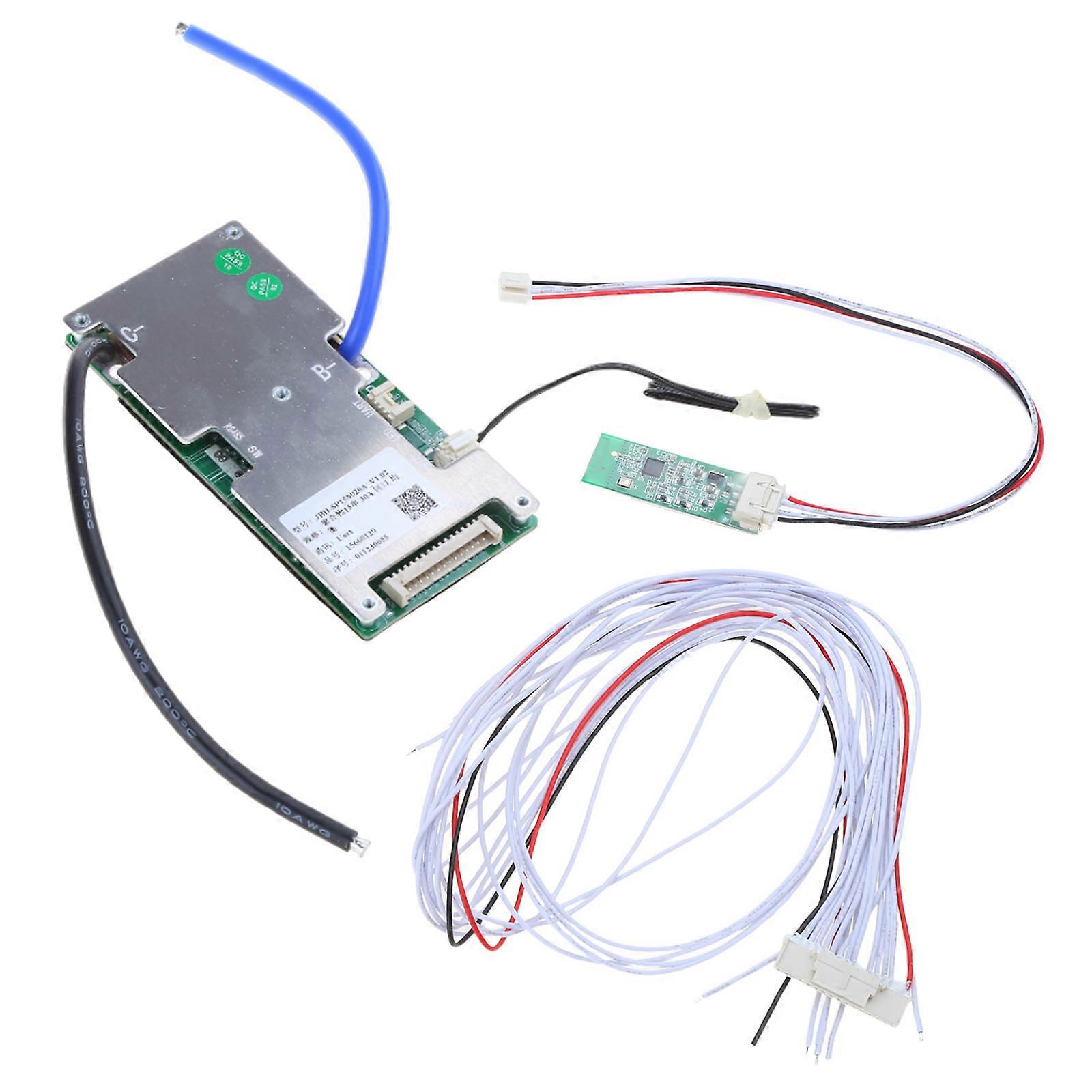 13S Lithium Battery Protective Board BMS 30A Polymer With Bluetooth-compatible Multicolor