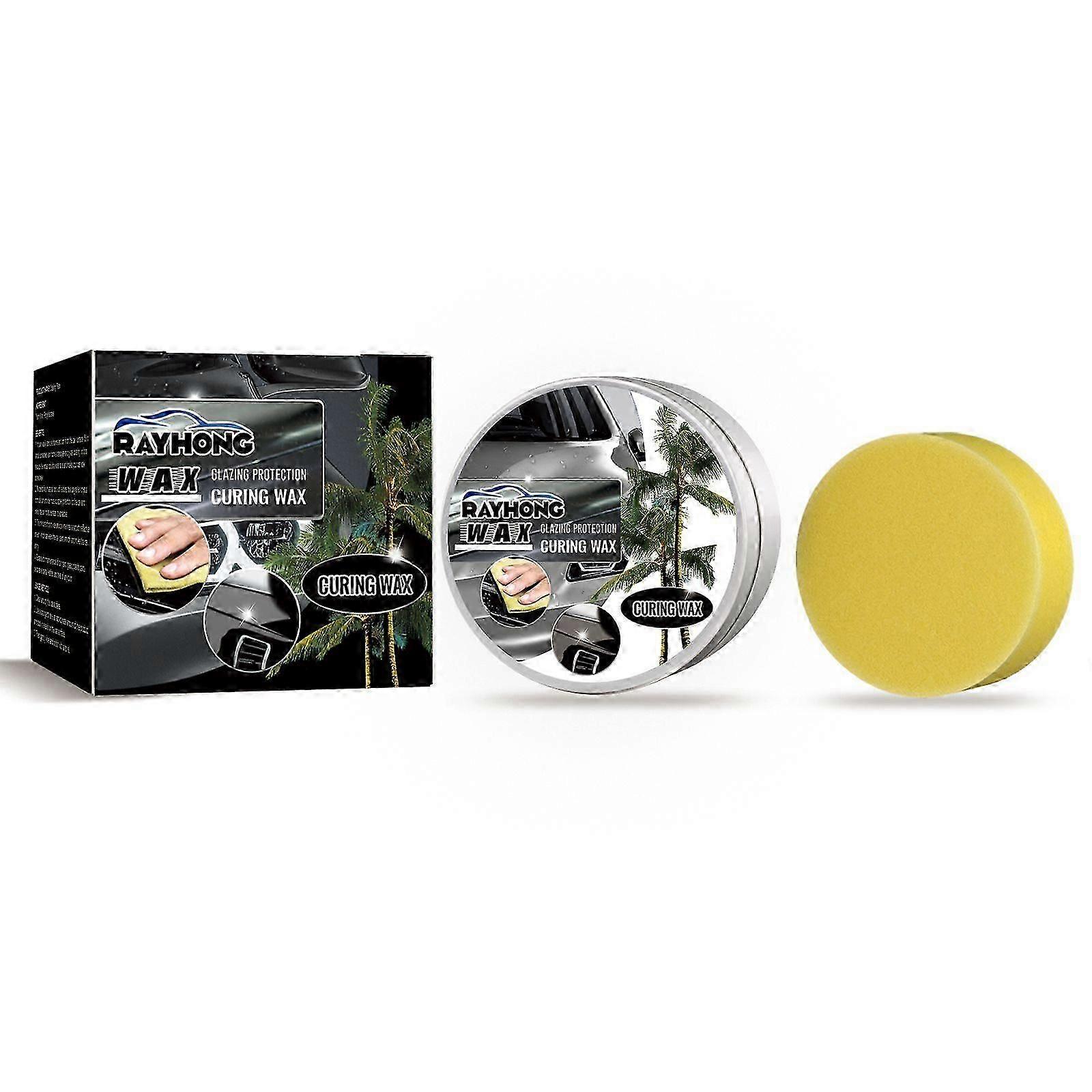 Premium Car Paint Protection Wax | Crystal Seal Glaze Coating with Carnauba & Polysilazane | Easy Application, Scratch Filling, UV Shield & Long-Lasti