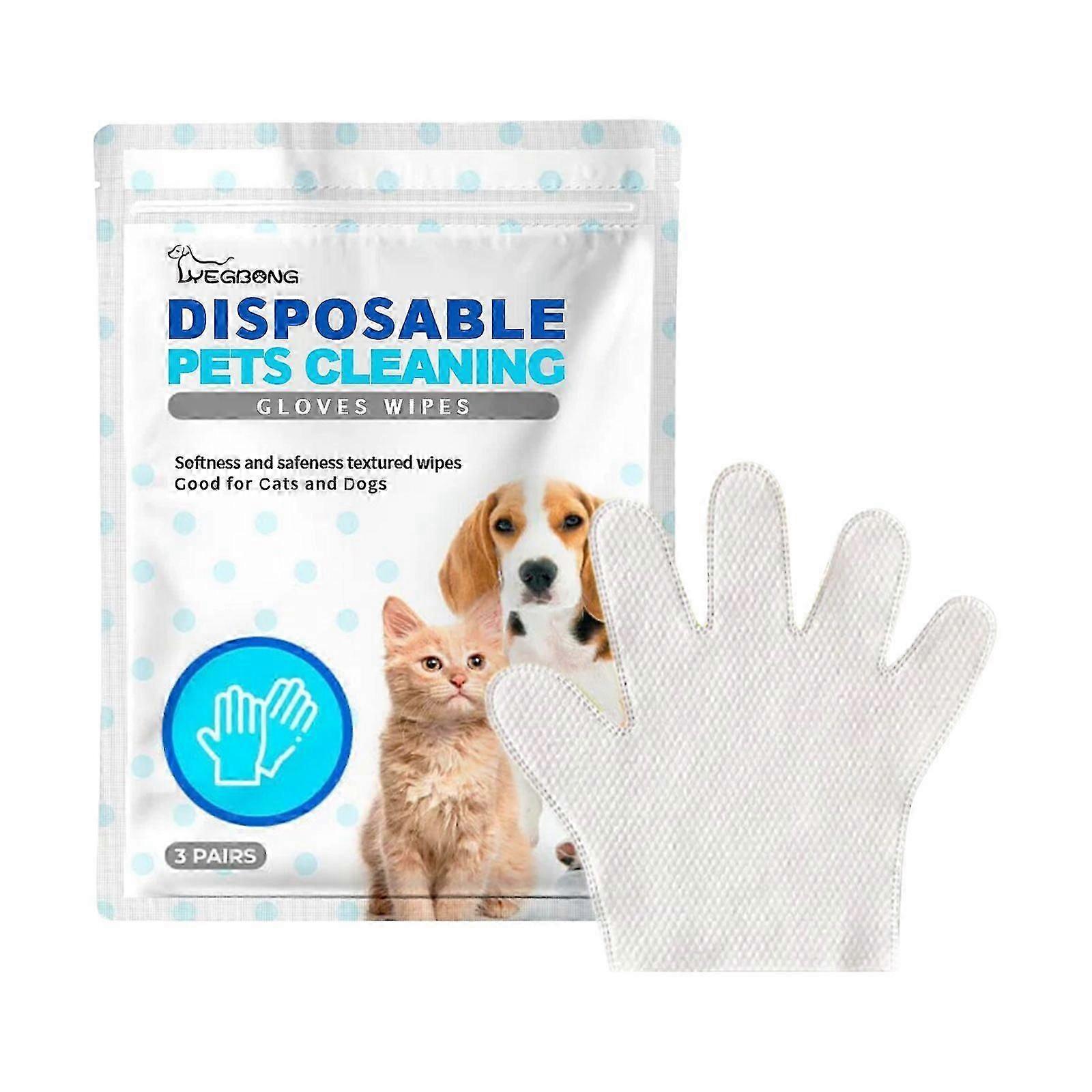 Pet Cleaning Glove Wipes