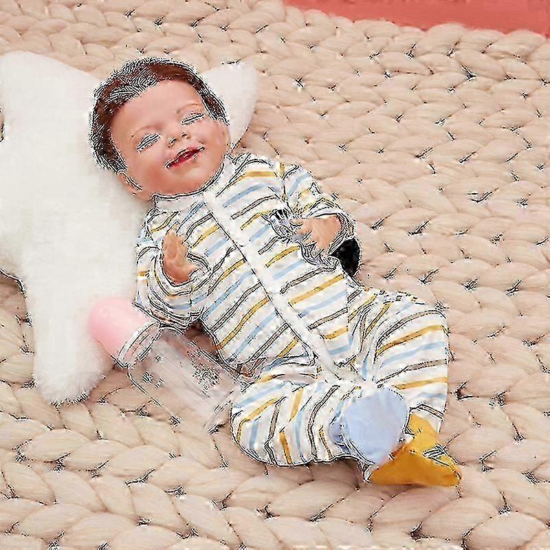 دمية سيليكون جديدة قابلة للغسل سيليكون دمية لطيفة ناعمة مثل طفل حقيقي سهل العناية 20 بوصة (خصم 80٪)