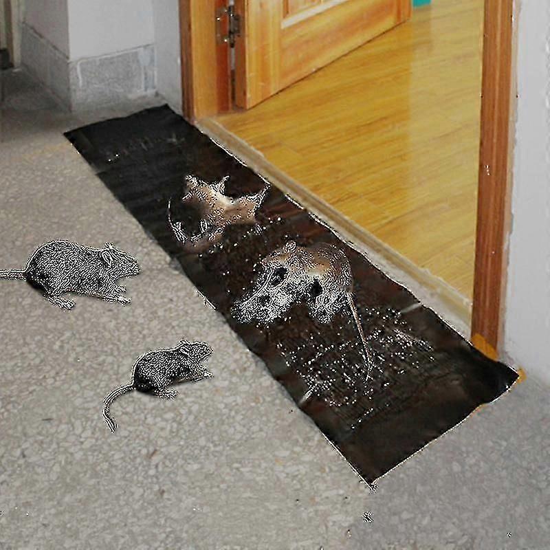 Extra große Rattenklebefallen (47 x 11 Zoll), ungiftig, extrem strapazierfähig, mit Klebemauspads, erhältlich in Packungsgrößen 1, 5 oder 10.