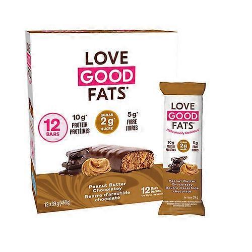 Love Good Foods Peanut Butter Chocolatey, 39 Grams (12 Count)