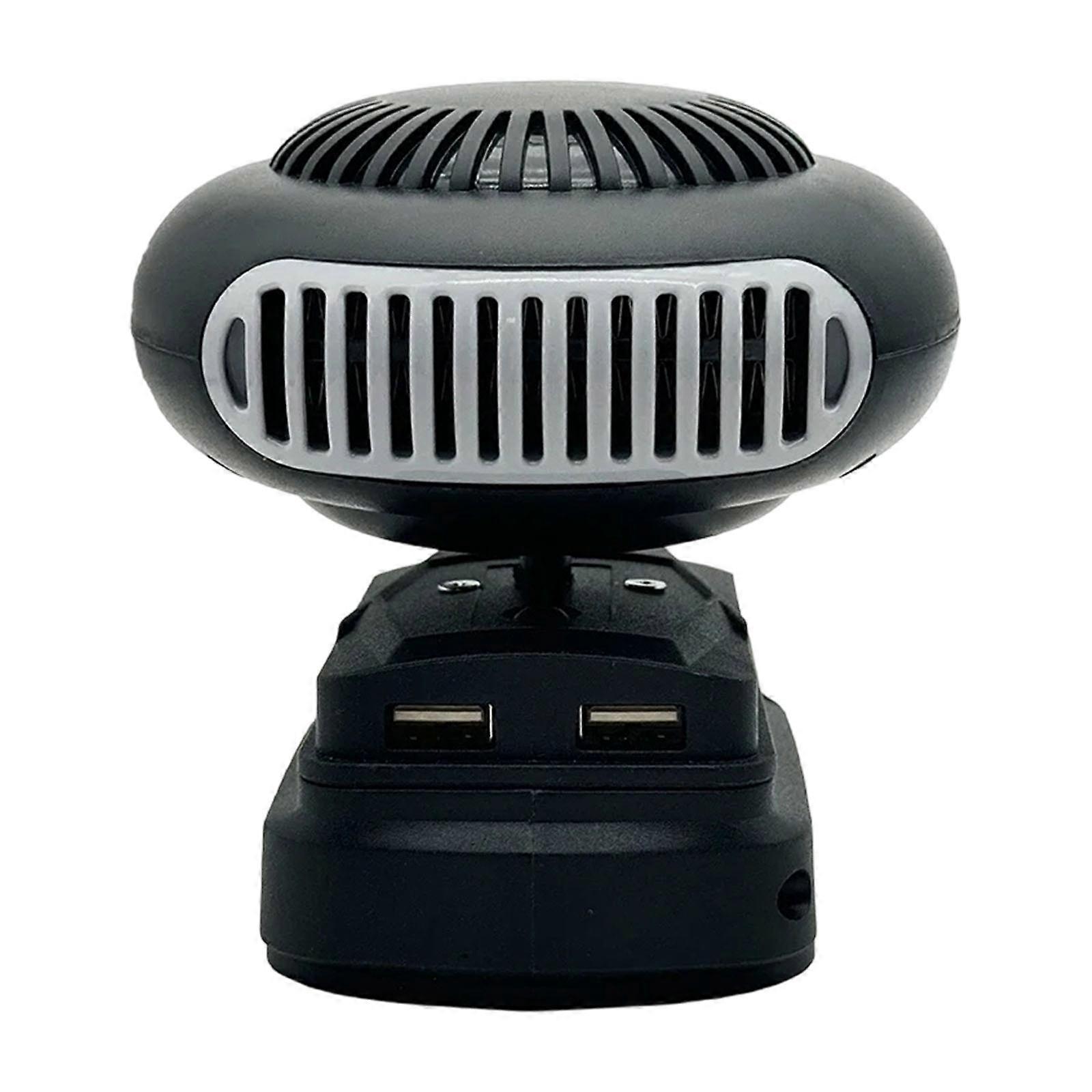 Enerji Tasarruflu Taşınabilir Isıtıcı Soğutma Fanı, Çift USB Portu, Aşırı Isınma Güvenliği ve Basit Kullanım Özelliğiyle Ev ve Garaj İçin Çok Renkli