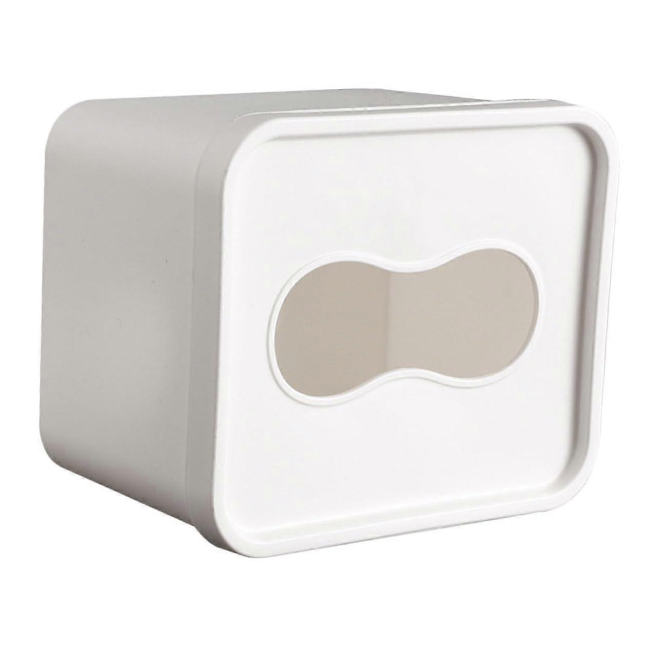 Wall Mounted Storage Box Plastic Bag Dispenser NoDrill Kitchen Organizer with Mesh Design