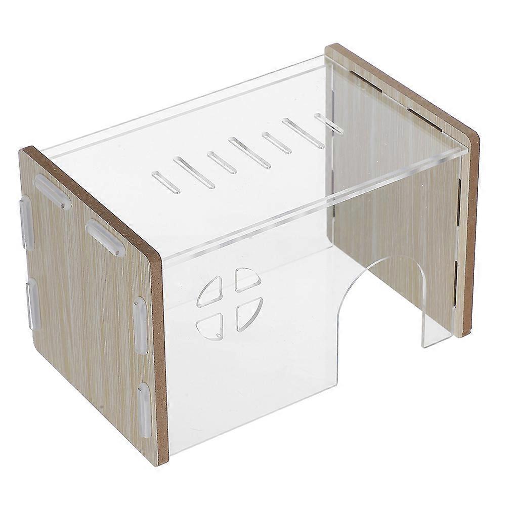 Hamster Hideout Transparent Hideaway for Comfortable Rest