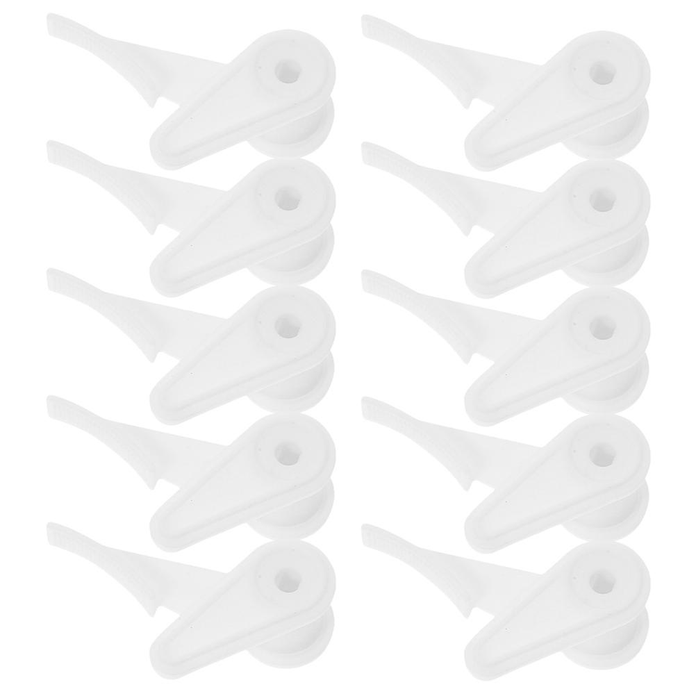 Lamp Shade Hardware White Plastic Lamp Holder for Ceiling Light 20Pcs