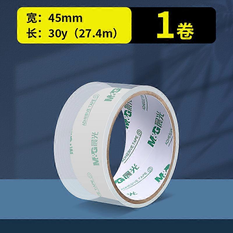 M&G Transparent Tape for Express Packaging and Carton Sealing Large Size Width 45/48mm High Viscosity and Strong Adhesiveness
