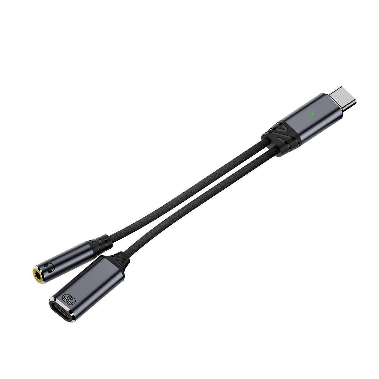 USB c to 3.5mm Headphone and Charging Adapter PD100W Fast Charging, USBC Audio, 3.5mm Headset Compatible