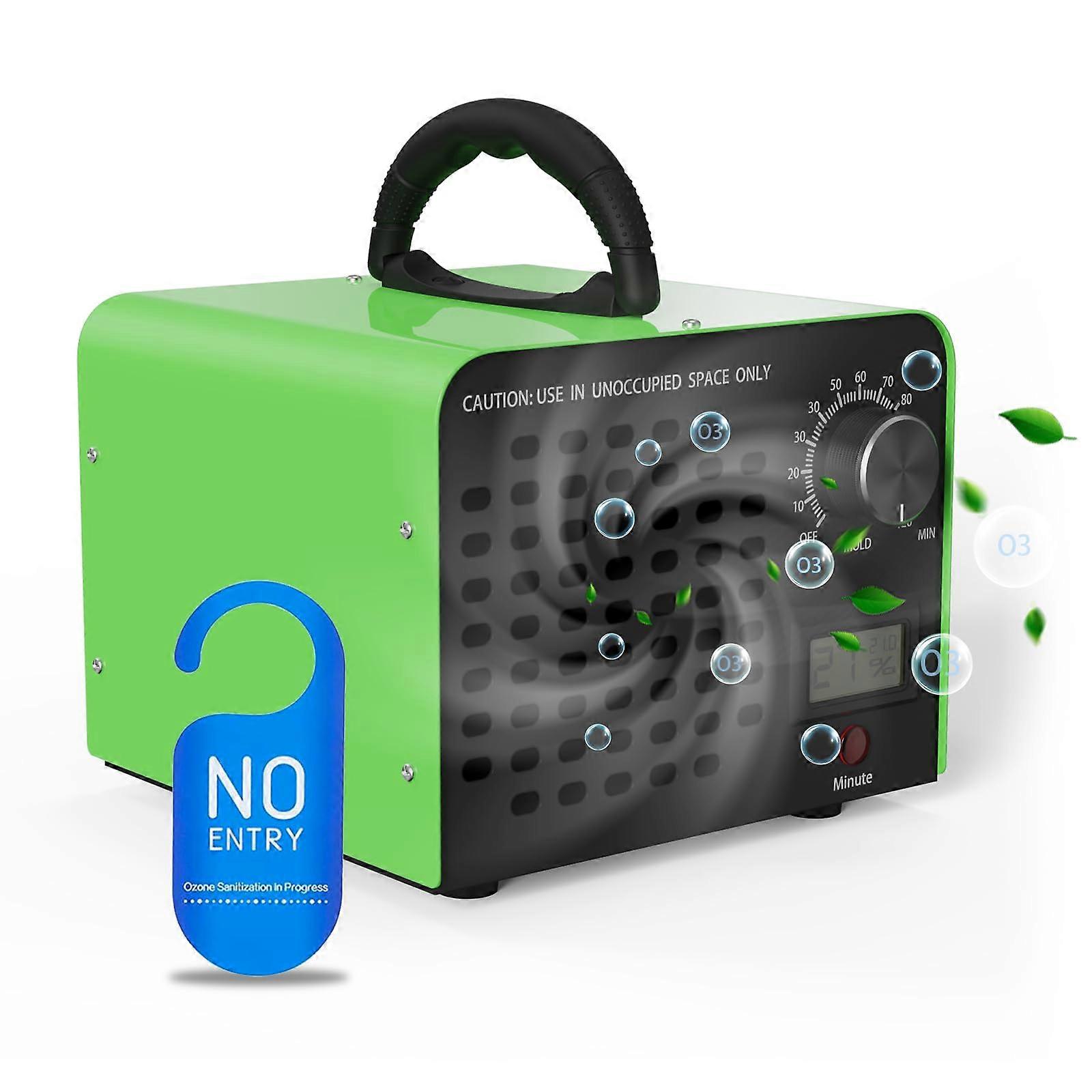 Capacity Ozone Generator 60000mg/h for Odor Removal and Disinfection with 120min Auto Shutoff