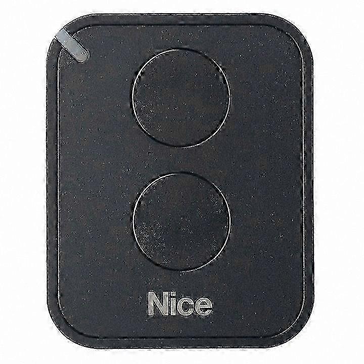 Remote Control for Automatic and Garage Doors, Dual-Button ON2E/A Transmitter Compatible with RB400 and RB1000 Models, Black