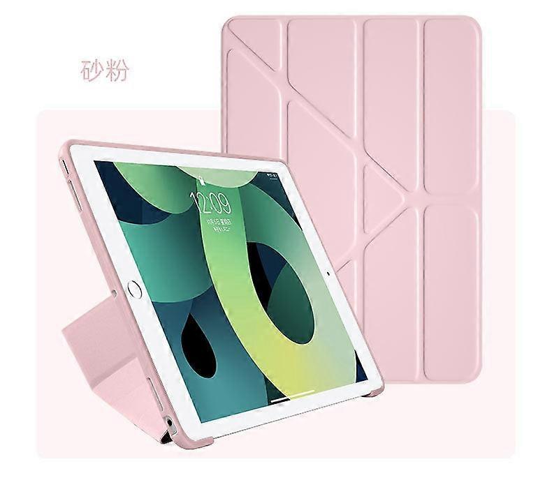 Case For Ipad Pro 2022 10 Sand Powder Multi-function Folding Solid Color