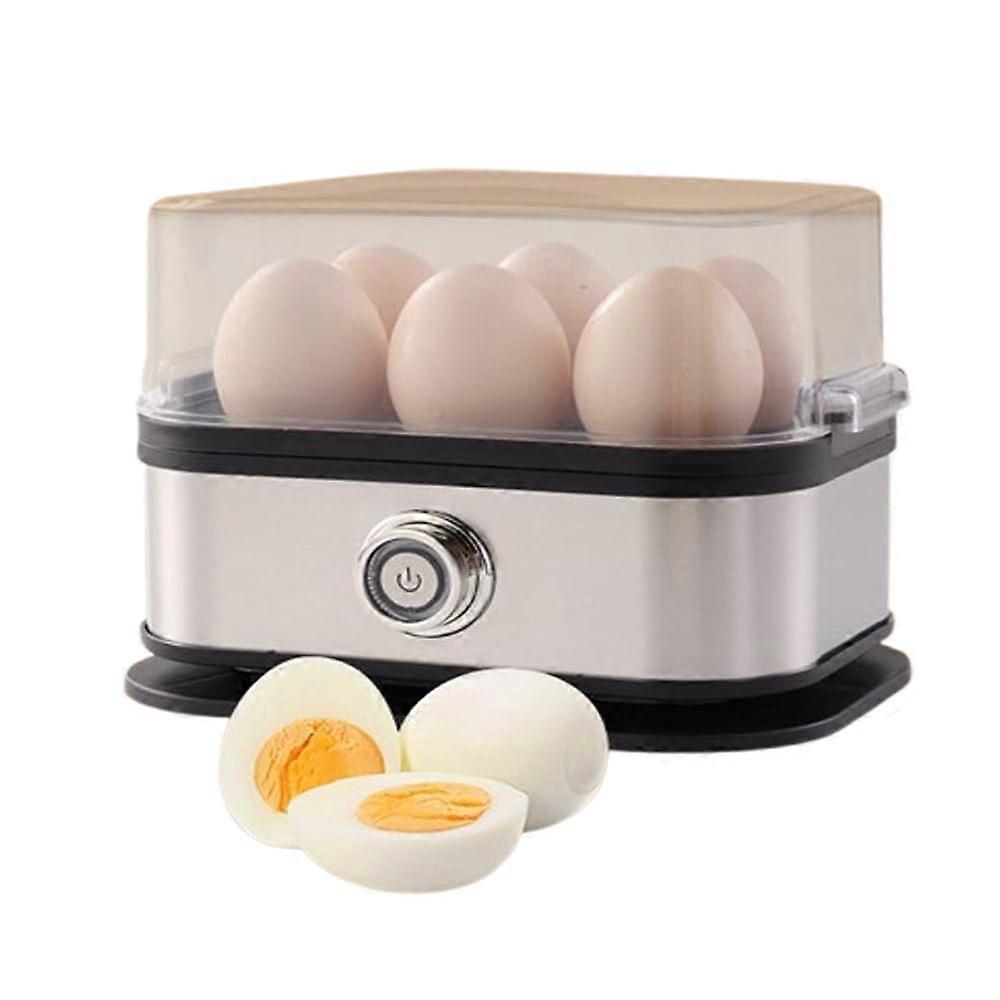 Electric Egg Cooker for 6 Eggs with Auto Shut-Off, Multi-Function Egg Boiler