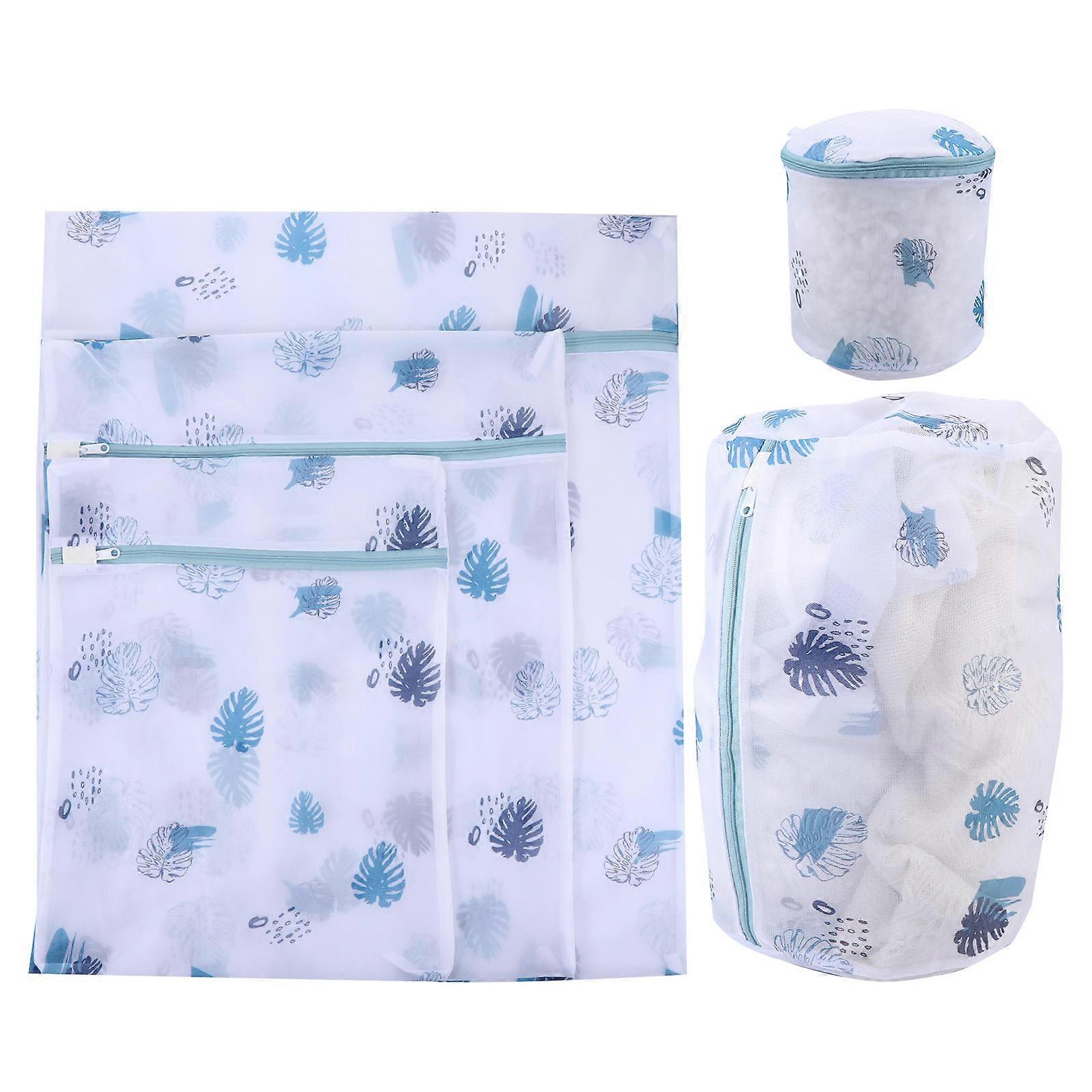 Leaf Pattern Laundry Bags for Washing Machine 10Pcs Clothes Wash Bags