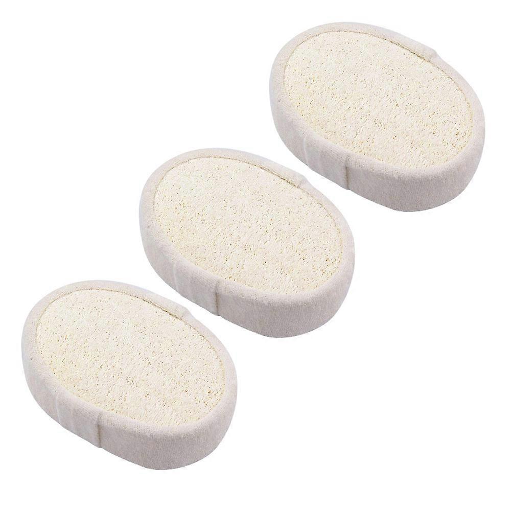 Body Wash Sponge Increases Metabolism Plant Fiber Rectangular Shape 3Pcs