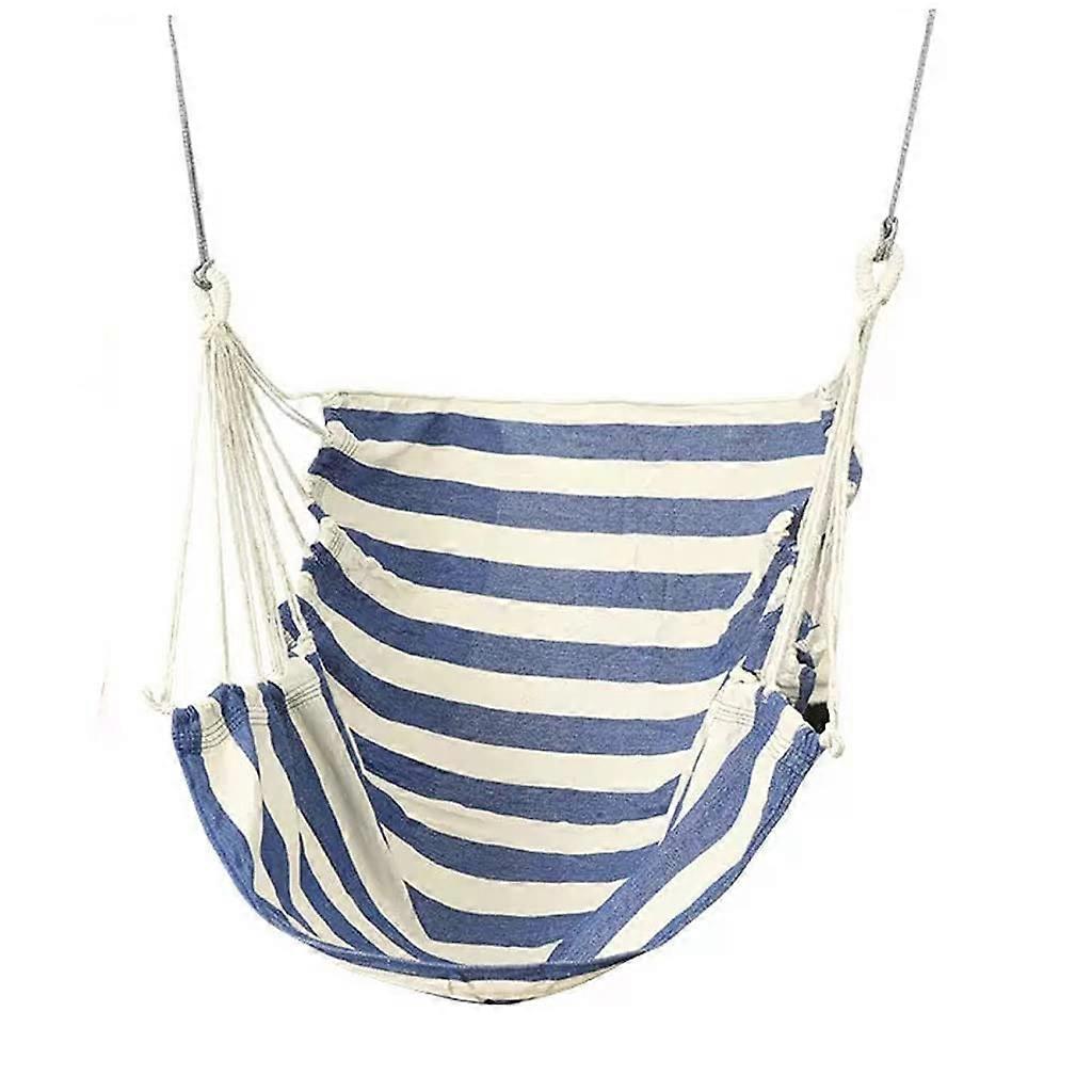 Camping Hammock with AntiRollover Design, Breathable Fabric, Easy Tree Setup, Blue Foldable Chair