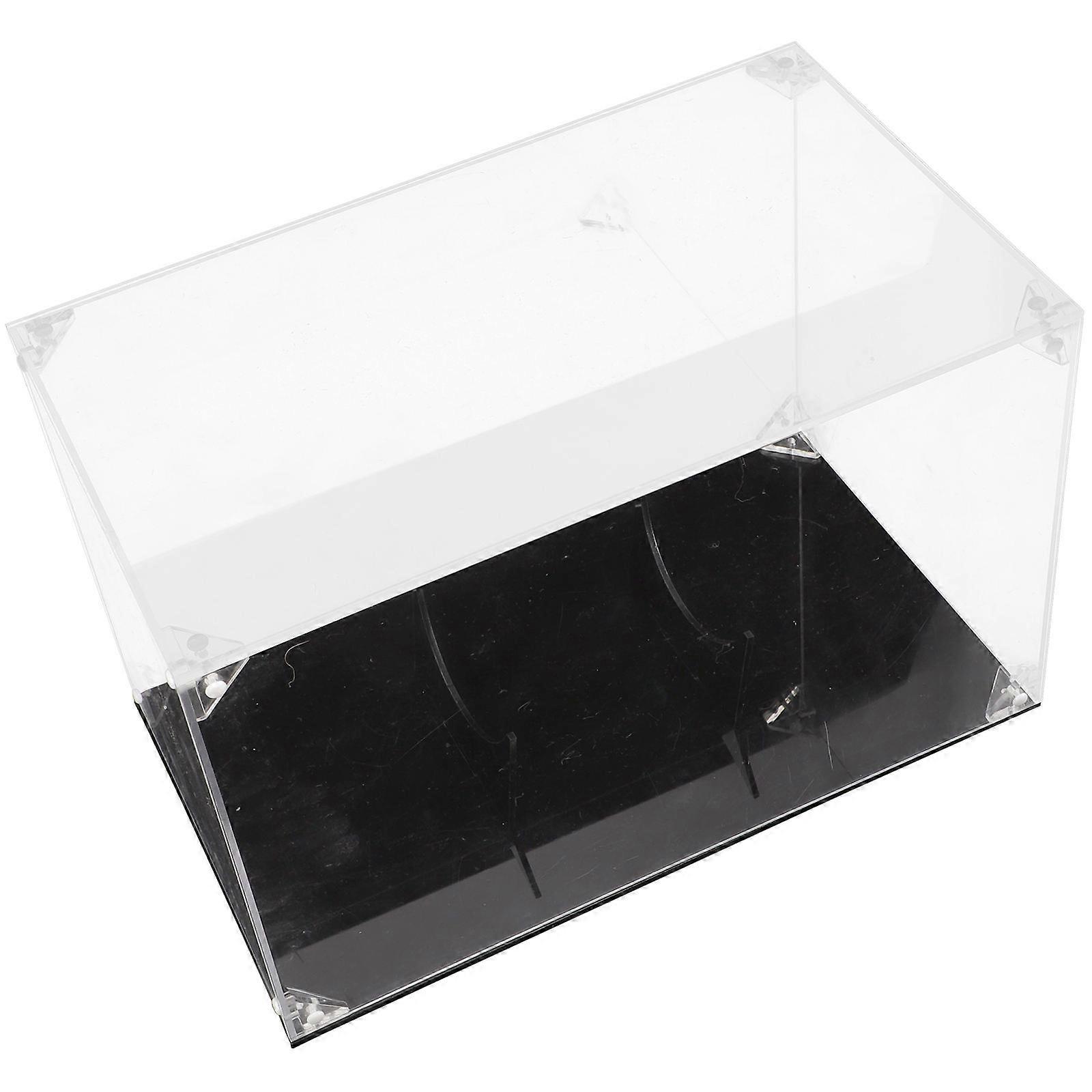 Rugby Display Box Acrylic Case for Storage Transparent Desktop Holder