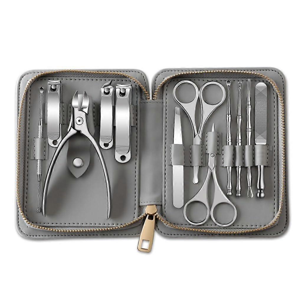 Stainless Steel Nail Clipper Set with Precise Grooming Tools, RustResistant Manicure Pedicure Kit