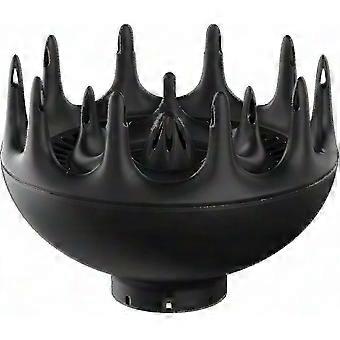 Black Orchid Large Hair Diffuser - Professional Salon Styling Tool | For Curly, Wavy & Natural Hair, Universal Fit, Black | Reduce Frizz