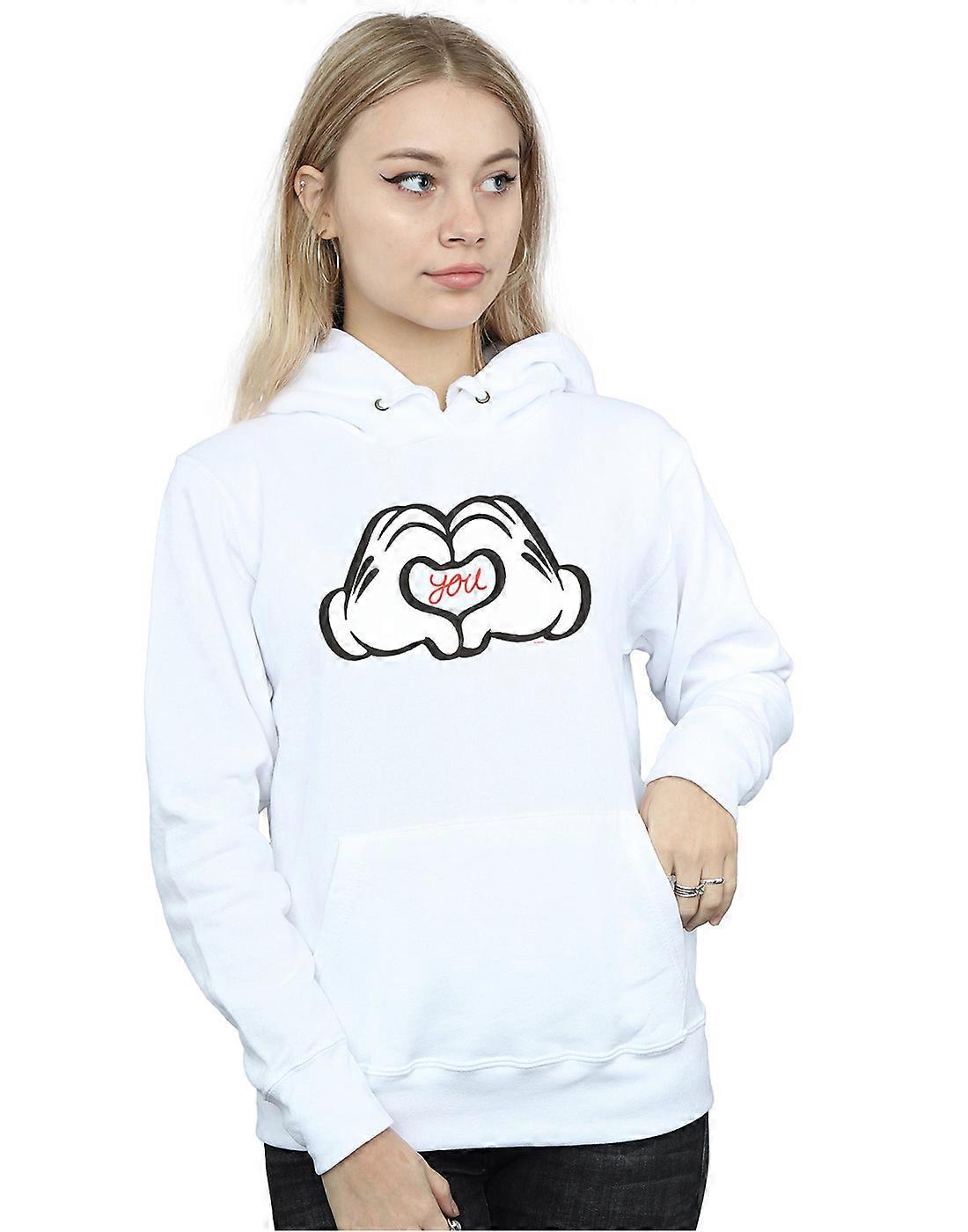 Mickey Mouse de la mujer de Disney te ama sudadera con capucha