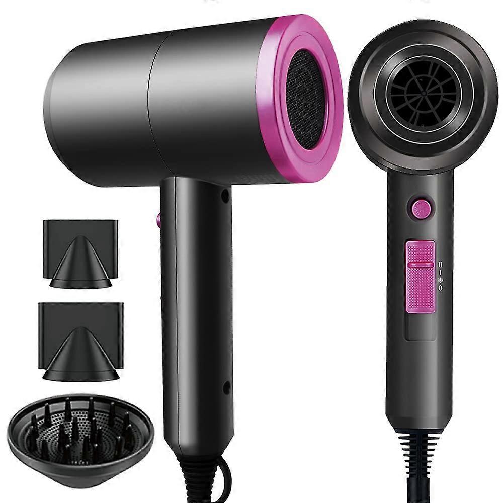 Professional Ionic Hair Dryer 1800W Salon Performance with Diffuser and Fast FrizzReducing Drying