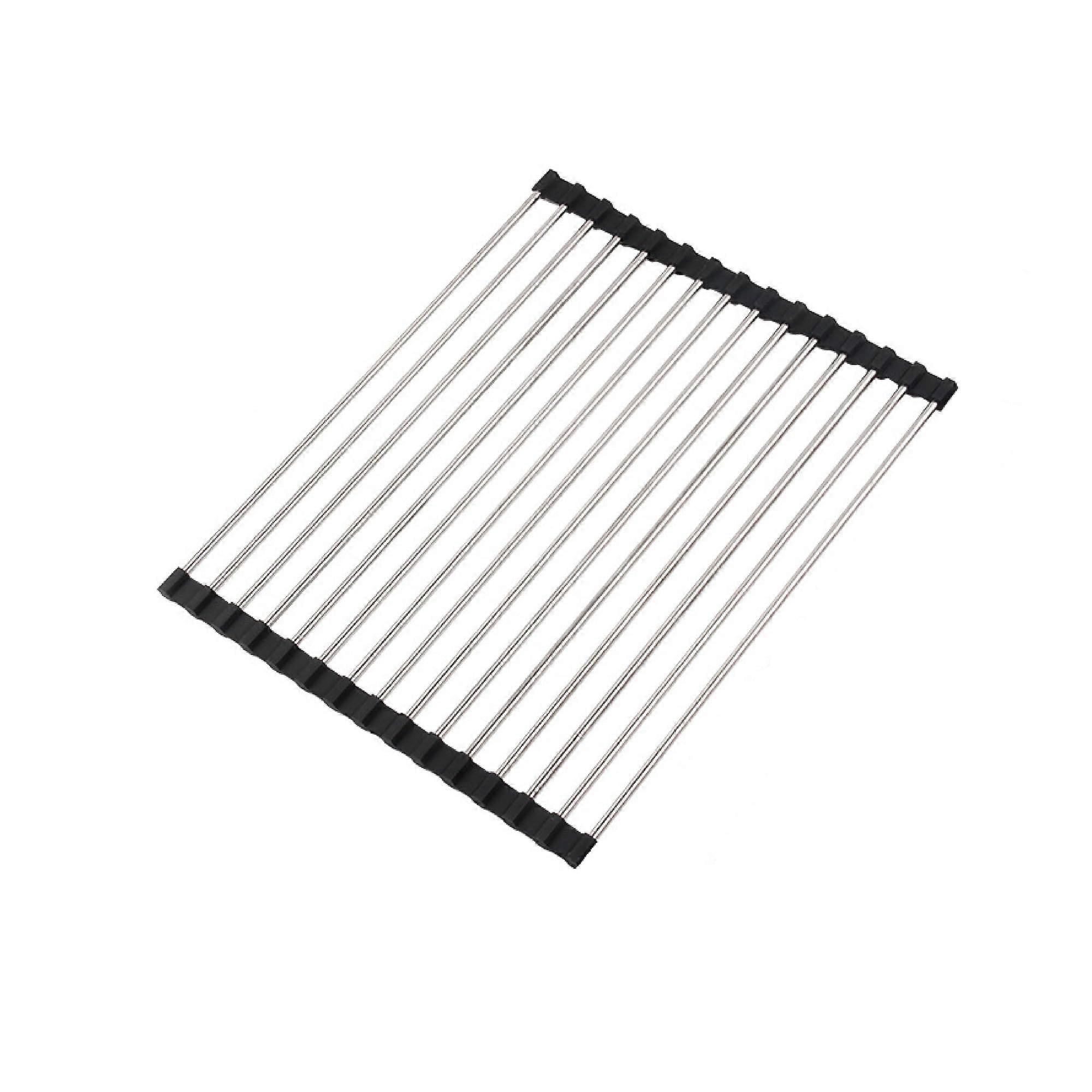 Over Sink Dish Drying Rack Roll Up Design Space Saving Organizer for Kitchen Counter