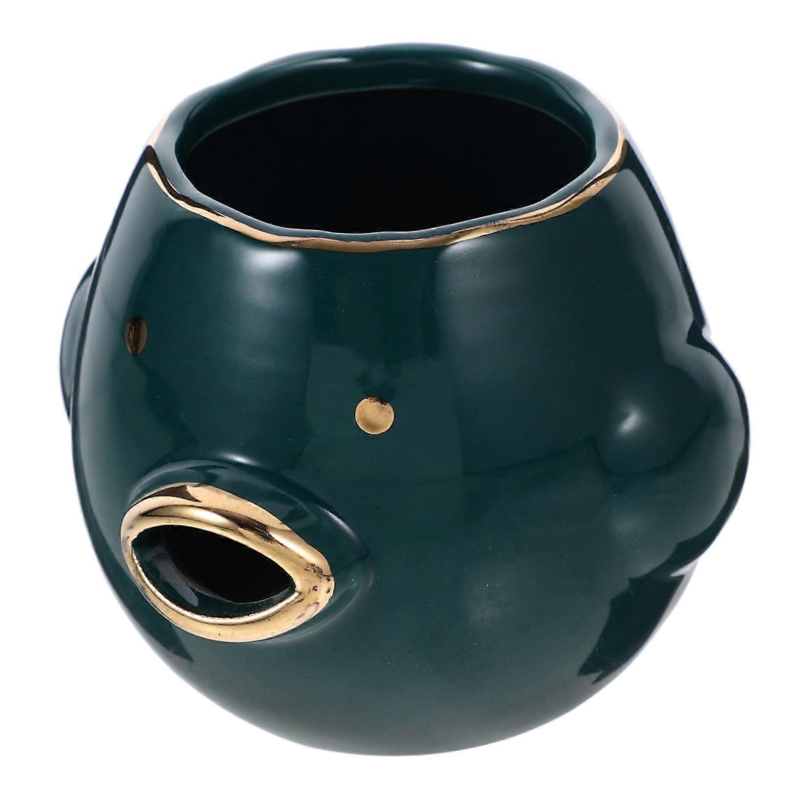 Ceramic Egg Separator with Cute Cartoon Design for Fast Yolk Separation and Baking Essentials