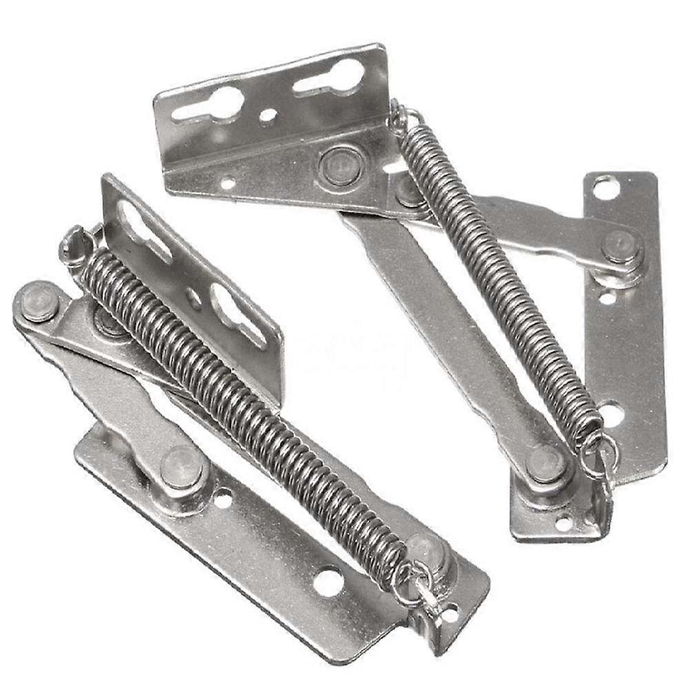 80 Degree Soft Close Cabinet Hinge, Foldable Stainless Steel Spring Hinge for Sofa Bed, 2 Pack