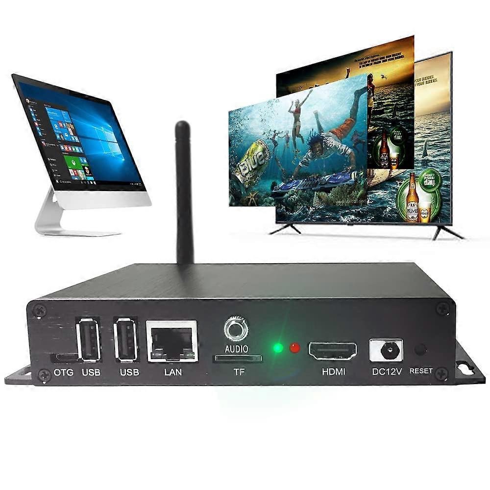 Digital Signage Player with HDMI, Network Management Software and Remote Upload