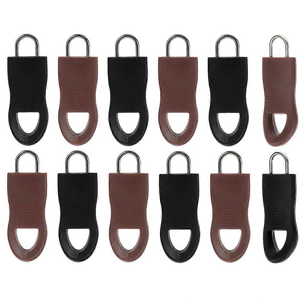 24pcs Detachable Zipper Pulls Zipper Pull Replacement Garment Coat Zipper Supply