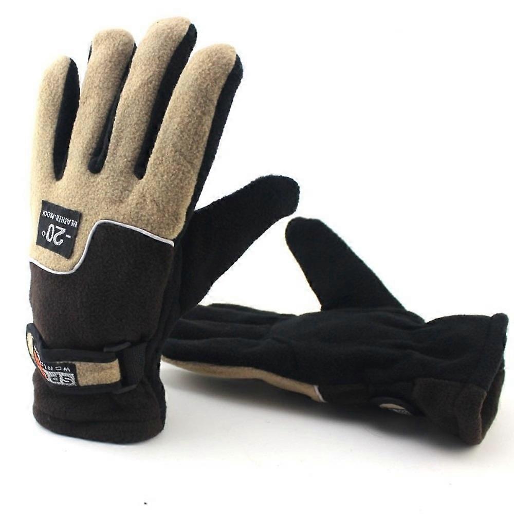 Polar Fleece Winter Gloves Touchable Screen Warm Driving Mittens Windproof Coldproof Windproof Cold Proof Gloves