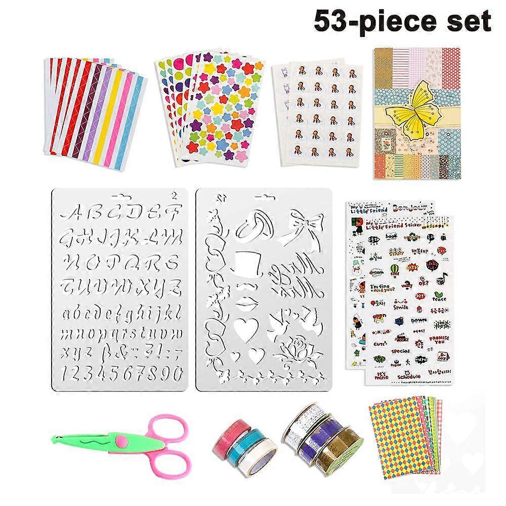 Scrapbooking Tool Set, Scrapbooking Accessory Kit, 57 Pieces