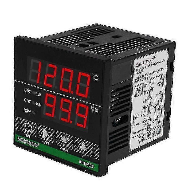 Temperature Humidity Controller, MH0302 Panel Mounted Digital Temperature and Humidity Controller Edition 0703