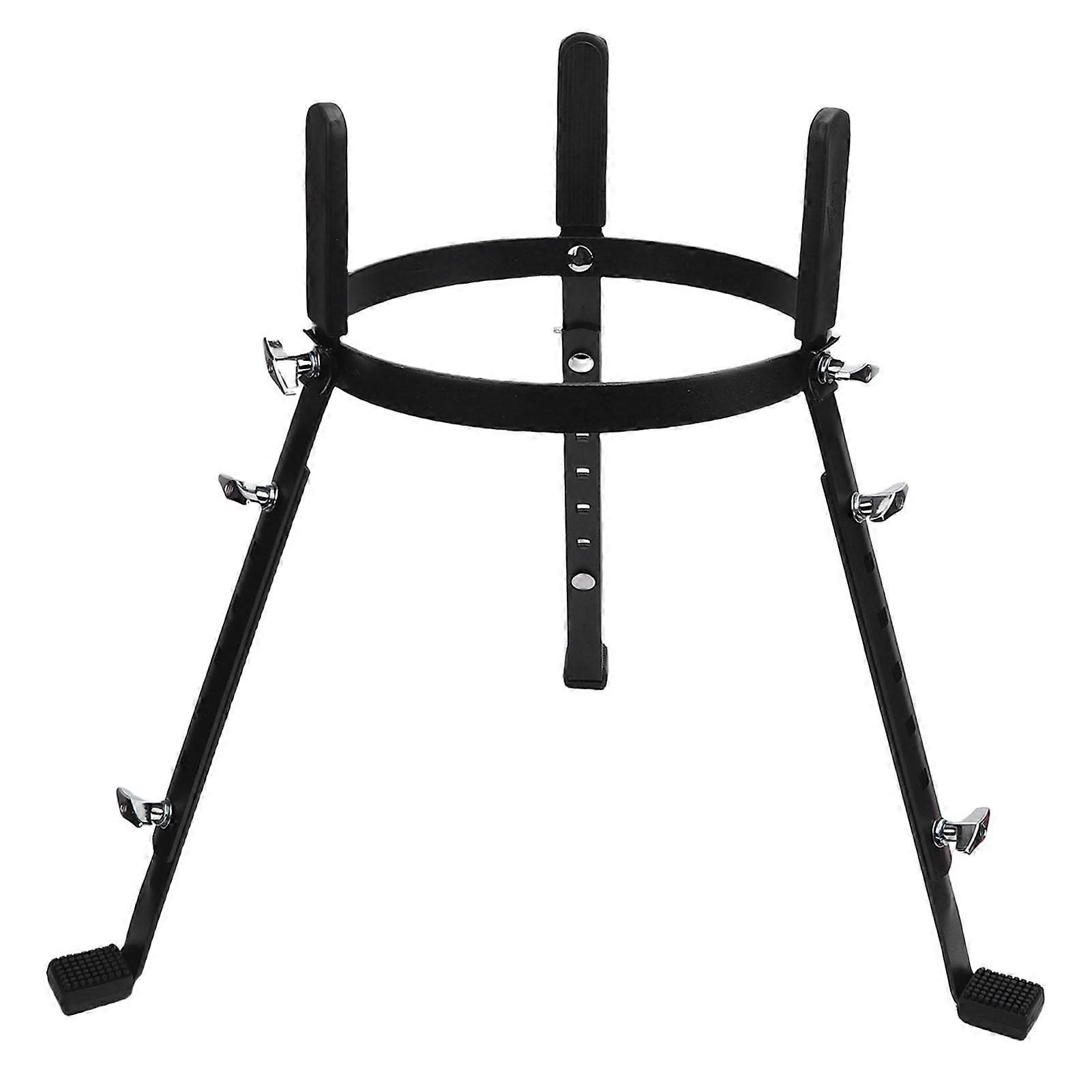 Professional Adjustable Conga Drum Stand with Rubber Base, Stable Tripod and Height 20.6726.77in