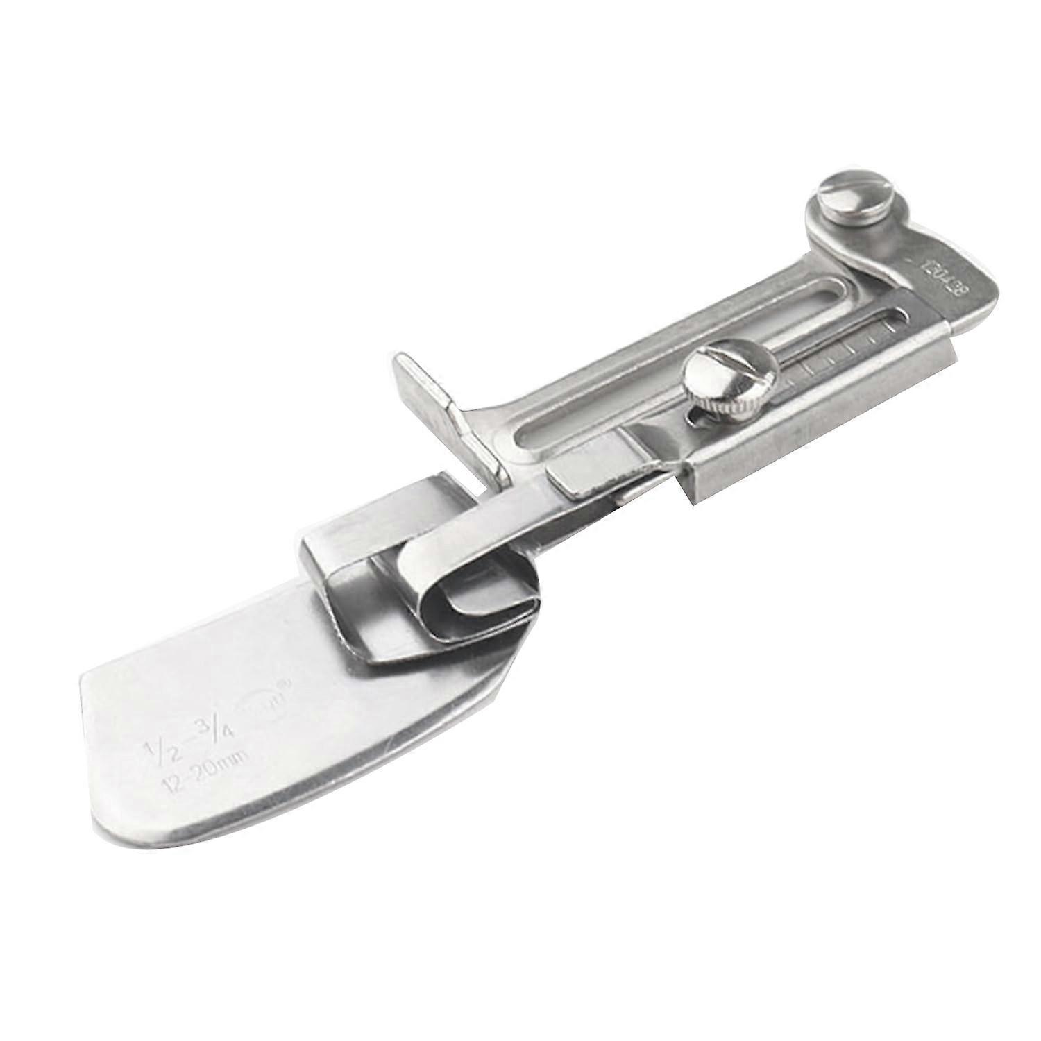 Sewing Rolled , Adjustable Width Rolled Hemmer Foot, Sewing Machine Rolled Hem Attachment Hemming Tool (12-20mm)