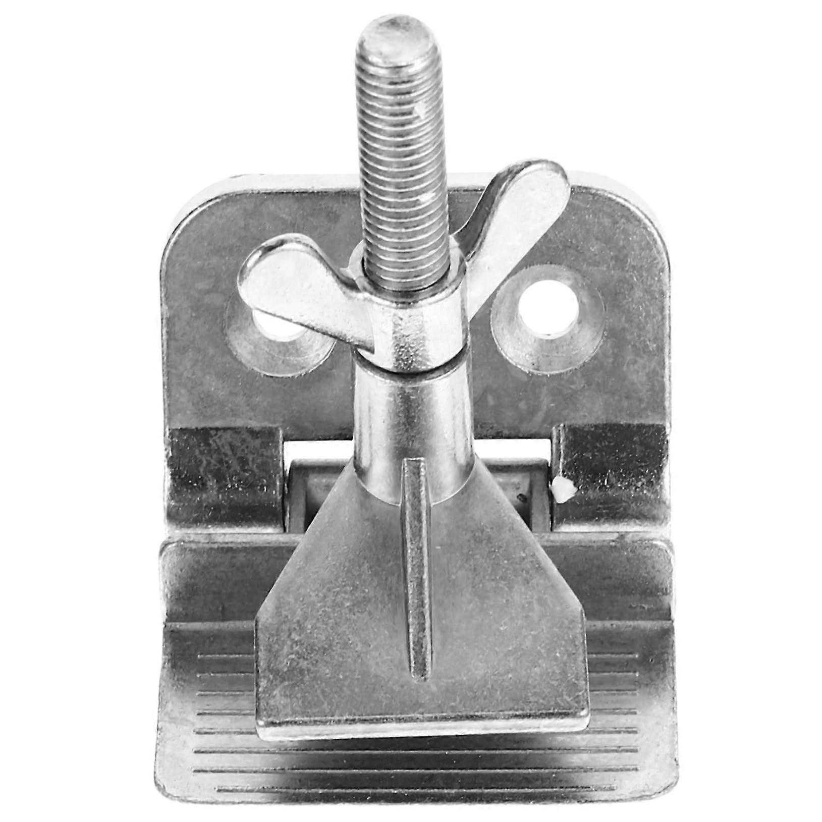 Screen Printing Hinge Clamp with Accurate Frame Alignment, Durable Silver Galvanized DIY Silk Screen Clamp