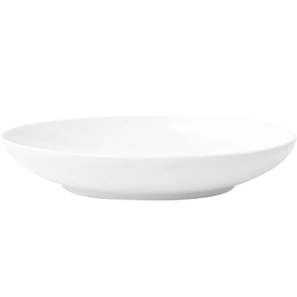 Ceramic Serving Dish Oval Fruit Plate Kitchen Centerpiece 26.5X18.3CM Microwave Safe 1Set